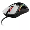 Mouse Glorious Gaming Glorious Model D Glossy (nero), per destrorsi, ottico, USB Type-A, 12000 DPI, 1 ms, nero