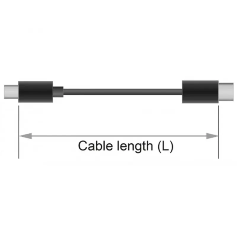 Cavo SATA DeLOCK 85641 2 m eSATA nero