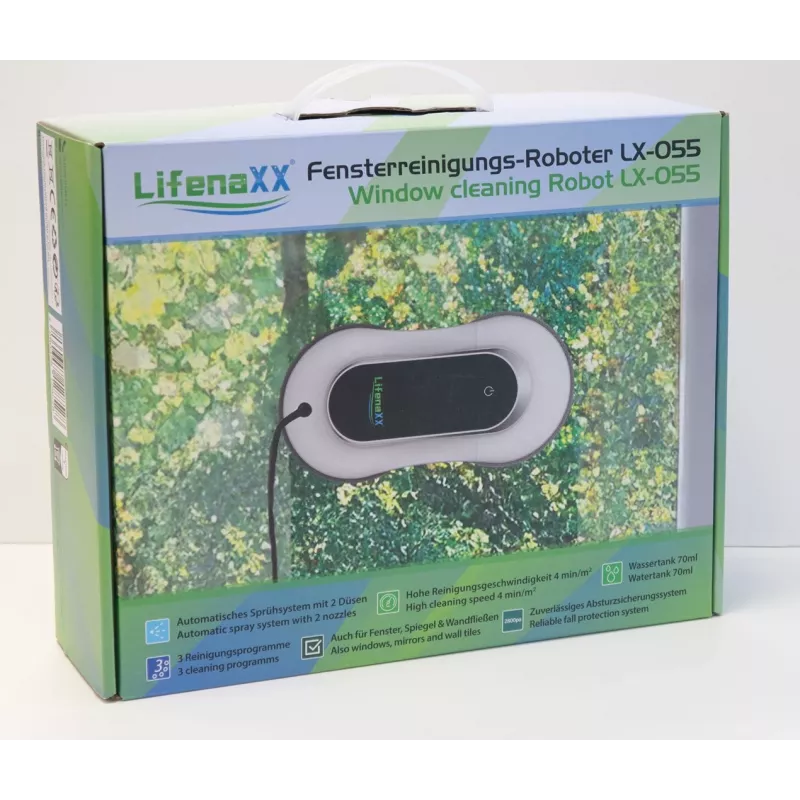 Robot per la pulizia delle finestre Technaxx Lifenaxx LX-055