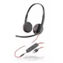 HP Poly Poly Blackwire C3225 USB - Serie 3200 - Cuffie - On-Ear - Con filo - USB, jack 3,5 mm - Isolamento acustico (209747-101)