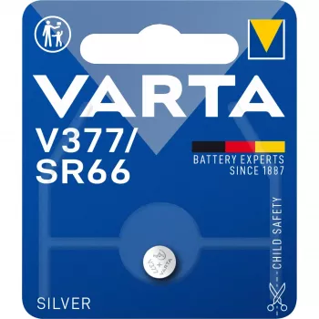 VARTA Electronics Batteria V 377 argento 27 mAh 2,6 V (00377 101 401)