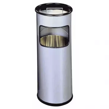 Cestino Durable 333023 17 L rotondo metallo argento