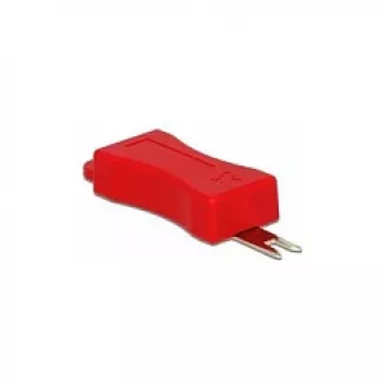 DeLOCK 86412 Strumento di rimozione blocco porta RJ45 (Secure Clip Tool), rosso, 4 pz