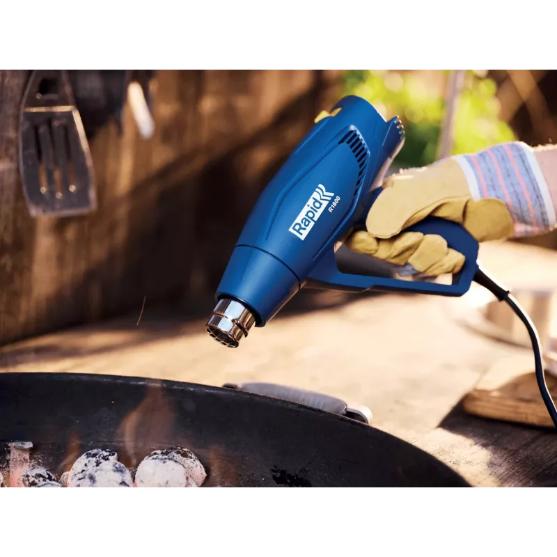 Rapid 5001341 pistola ad aria calda 450 l/min 550 °C 1800 W blu