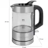Bollitore ProfiCook PC-WKS 1228 G 0,5 L 1100 W acciaio inox, trasparente