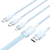 Cavo USB 2.0 A a 3-in-1 3A Vention CTPLG 1,5 m blu – dati e ricarica