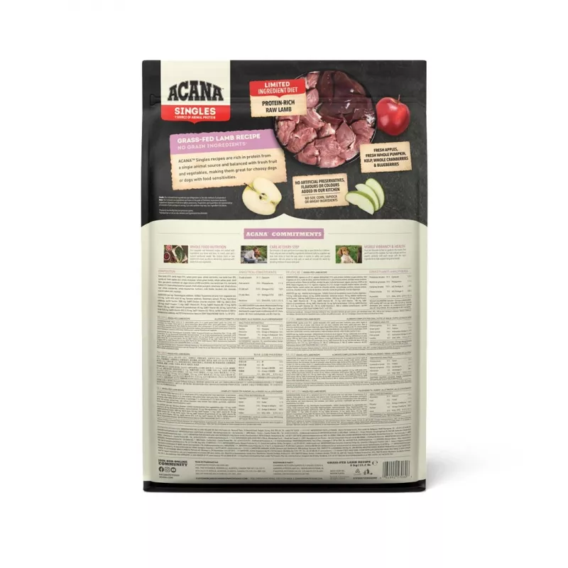 ACANA Singles Grass-Fed Lamb - Cibo secco per cani - 6 kg