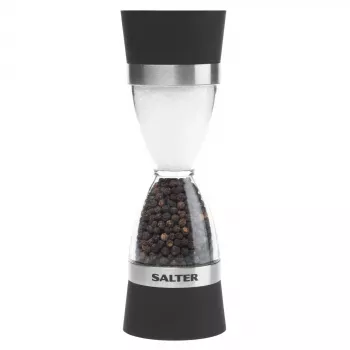 Macina sale e pepe meccanico Salter 7611 BKXRUP1 2-in-1 macinature regolabili acciaio inox