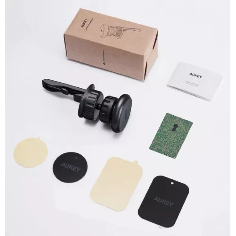 Supporto auto Aukey HD-C74 universale regolabile per smartphone, supporto da cruscotto/parabrezza