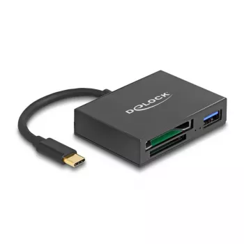 Lettore di schede DeLOCK USB-C per schede di memoria XQD e SD USB 5 Gbit/s