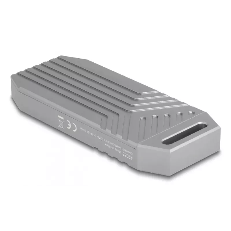 Case per SSD DeLOCK 42033 grigio M.2 PCI Express 40 Gbit/s