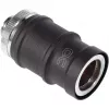 Raccordo a sgancio rapido Alphacool ES BLH1A Push-in Female AG cromato nero opaco