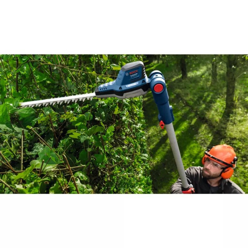 Bosch GHE 18V-50 TP cesoie per siepi a batteria nero, blu, rosso, acciaio inox