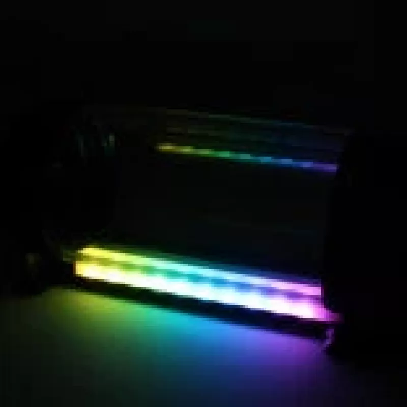 Kit pompa e serbatoio XSPC D5 con illuminazione ARGB, nero — combinazione pompa-serbatoio