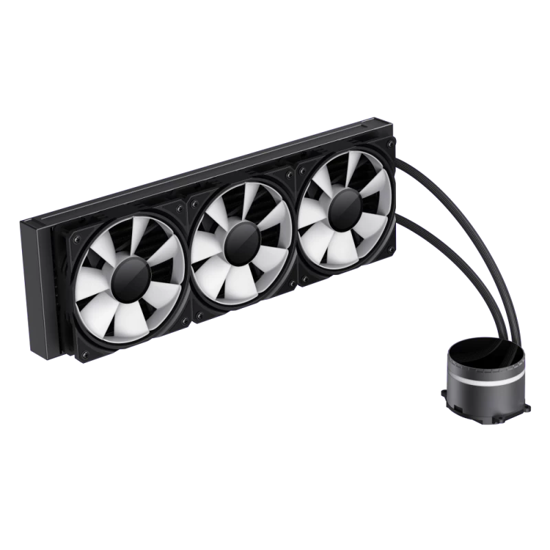 Gamemax | Dissipatore a liquido per CPU | ICEBURG 360 INFINITY | nero