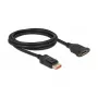 Prolunga DisplayPort per montaggio a pannello DeLOCK 8K 60 Hz 2 m