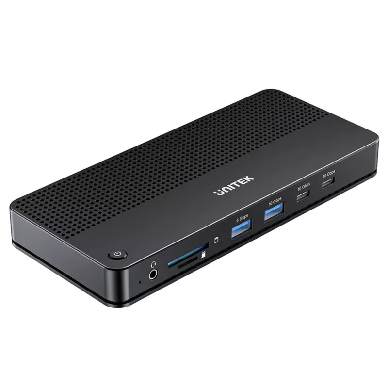 Docking station UNITEK D1104A01 USB4 con cavo 100 W Power Delivery
