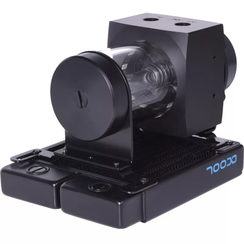 Alphacool Core 100 Aurora ARGB serbatoio con pompa VPP, acrilico, nero