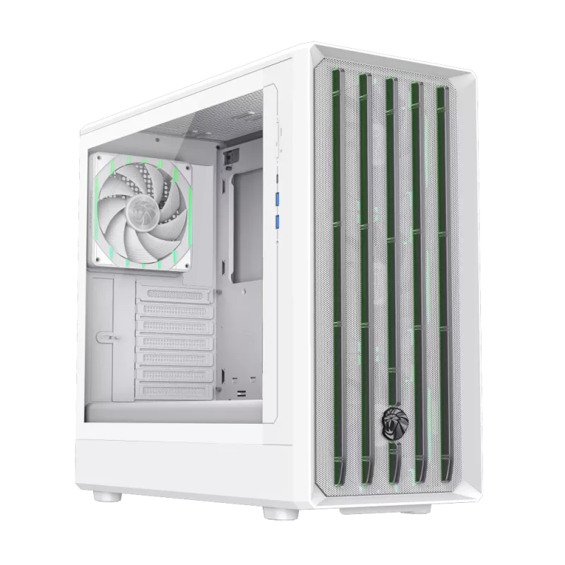Case Gamemax | CLAW 460 WH | bianco | Mid-Tower | alimentatore non incluso
