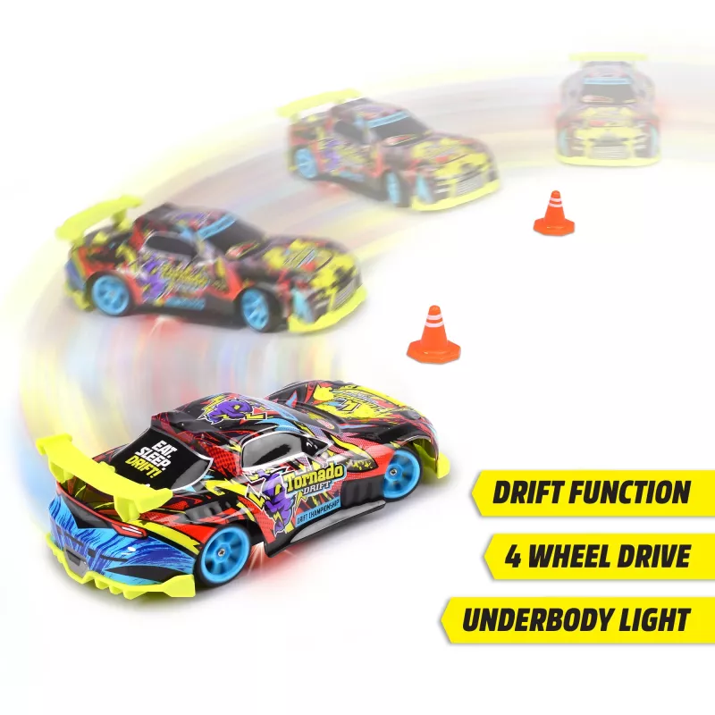 Auto RC Dickie Tornado Drift RTR 2,4 GHz – auto drift montata pronta all'uso