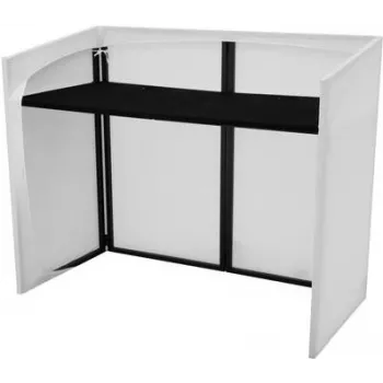 Supporto DJ Omnitronic Mobile DJ Stand tavolo DJ mobile in acciaio — tavolo DJ portatile in acciaio