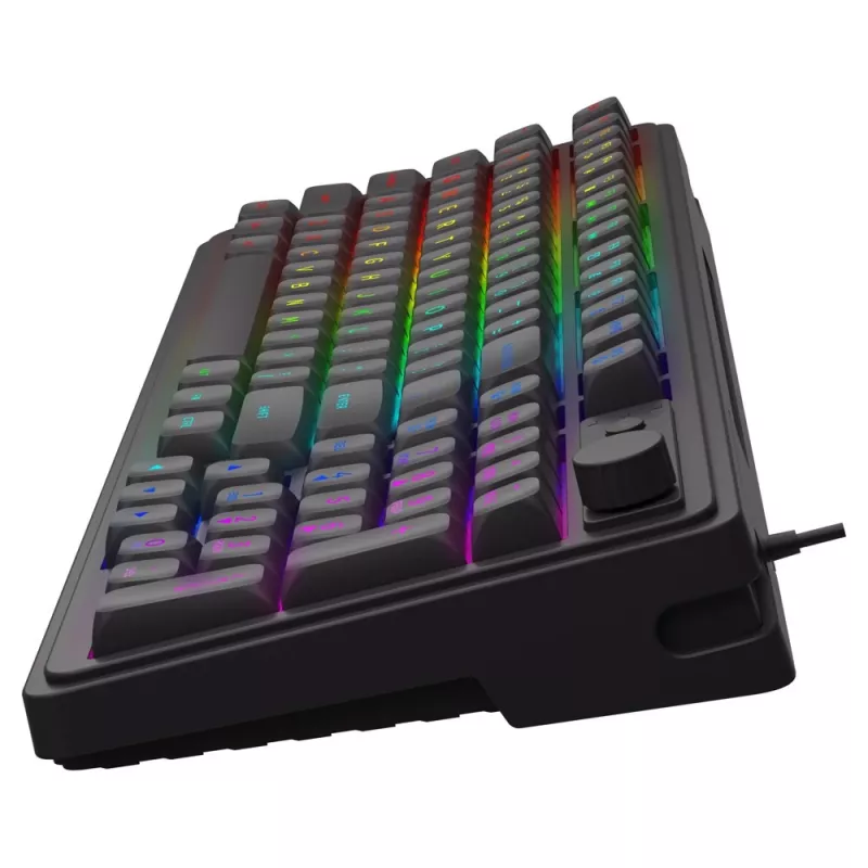 Tastiera gaming Savio Galaxis USB QWERTY US inglese nero