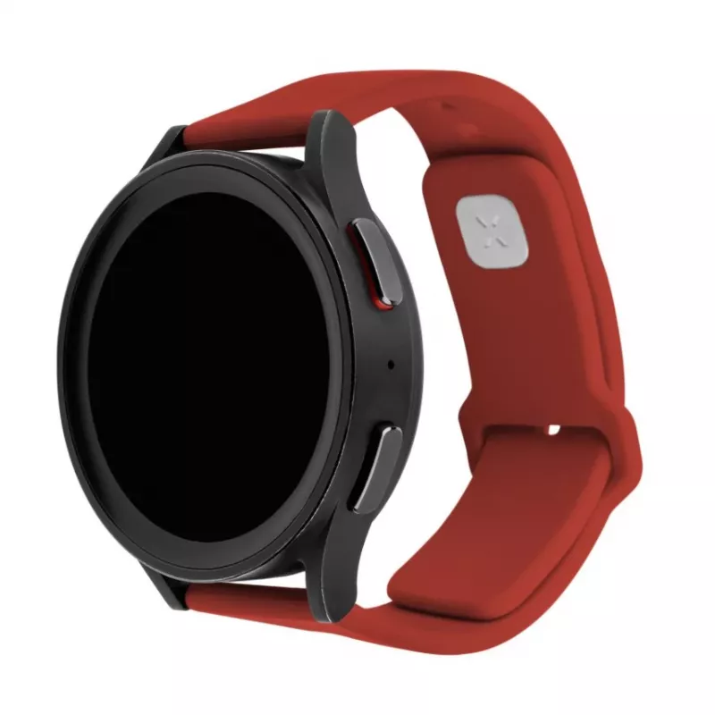 Cinturino in silicone per orologio 22 mm FIXED FIXSST2-22MM-RD con perni a sgancio rapido, rosso