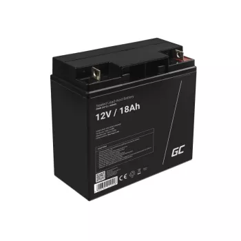 Batteria ricaricabile piombo-acido sigillata Green Cell AGM09 12 V 18000 mAh, nero, 167×77×181 mm, 4,8 kg