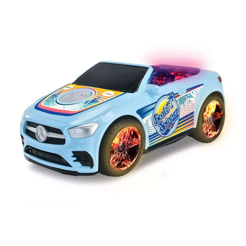 Auto Dickie Toys Mercedes-Benz E-Class Beat Spinner blu 3 batterie AA