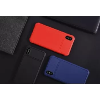 Custodia protettiva antishock Devia Shark1 per iPhone XS Max 6.5, blu