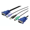 Cavo KVM USB Digitus DS-19232 3m PS/2