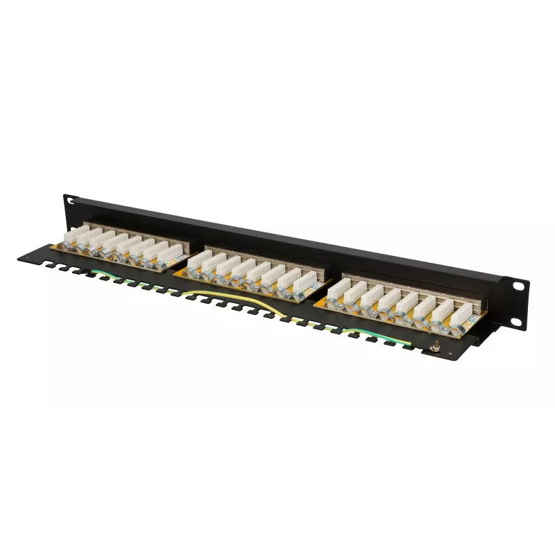 Extralink CAT6 STP V2 | patch panel | 24 porte