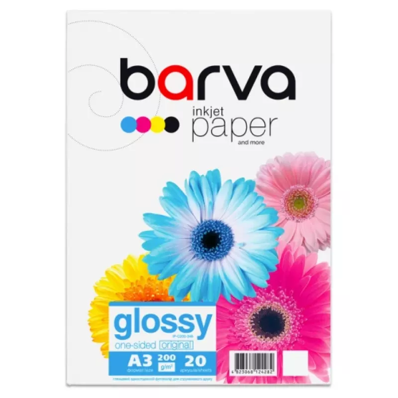 Carta fotografica Barva (IP-C200-346) Glossy, 200 g/m², A3, 20 fogli