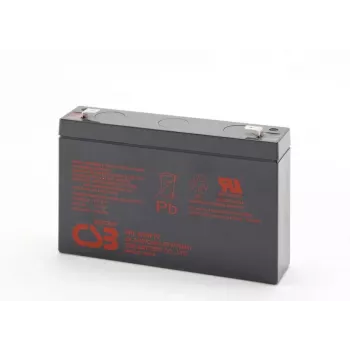 Batteria ricaricabile al piombo-acido csb HRL634WF2 6V 9Ah per backup e UPS