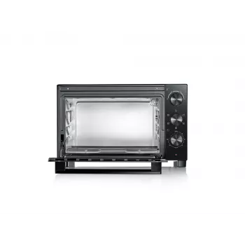 Forno mini SEVERIN TO 2075 — capacità 30 l, 1600 W, a libera installazione, nero, funzione grill