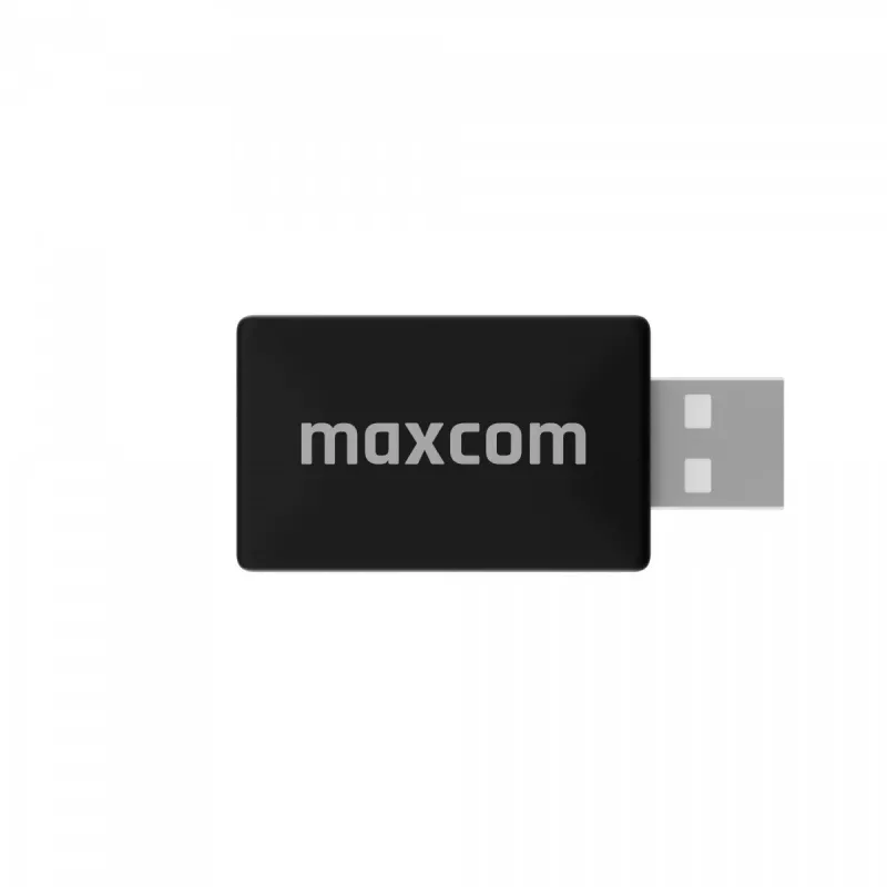 Maxcom MC02 Wave adattatore wireless per autoradio, nero