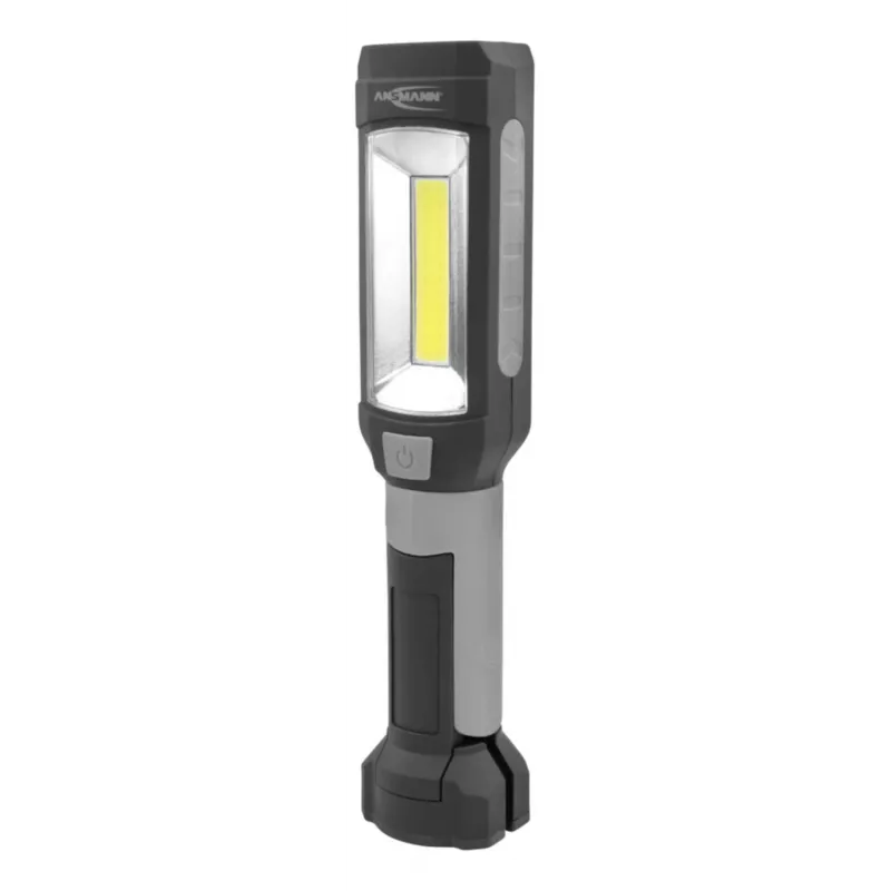 Ansmann WL230B, torcia, nero, grigio, IP20, COB-LED, 2 lampade, 230 lm