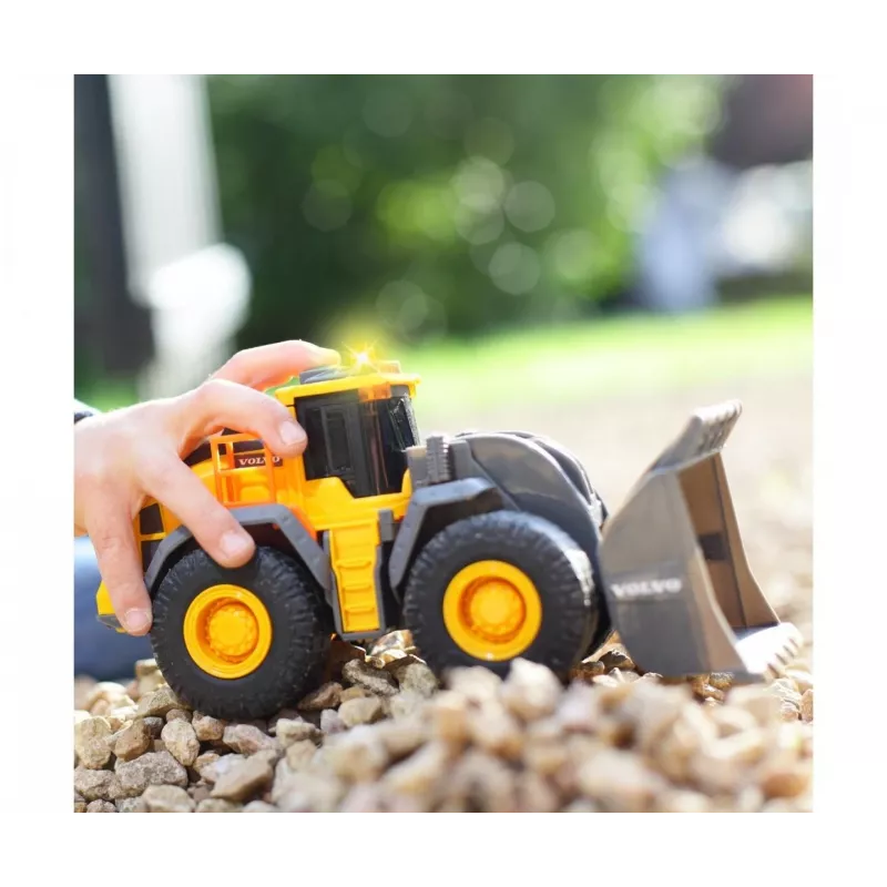 Dickie Toys Volvo pala gommata con luci e suoni (203723006)