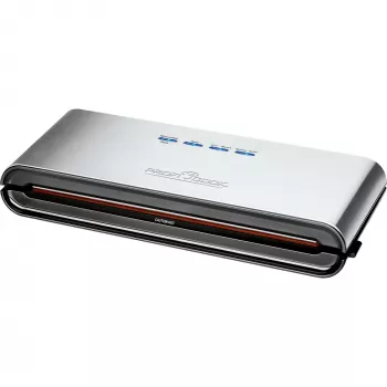 ProfiCook PC-VK 1080 - Macchina per il sottovuoto (per sacchetti in plastica) - 120 W - acciaio inox/nero (501080)