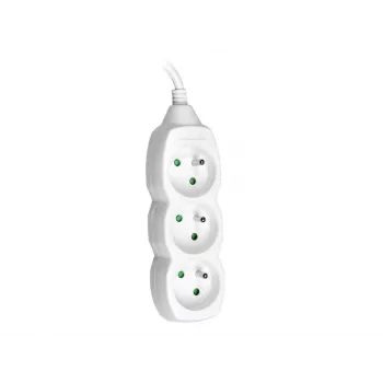 Tracer PowerCord prolunga, 3 prese, 3 m, bianco