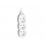Tracer PowerCord prolunga, 3 prese, 3 m, bianco