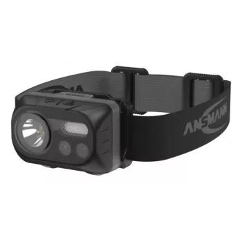 Lampada frontale LED ANSMANN ANS 1600-0386 — a batteria, illuminazione compatta a mani libere