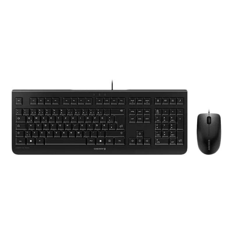 CHERRY DC 2000 tastiera mouse incluso ufficio USB QWERTZ tedesco nero