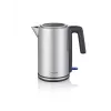 Bollitore SEVERIN WK 3449 — 1,7 l, 2400 W, acciaio inox/plastica, nero-argento