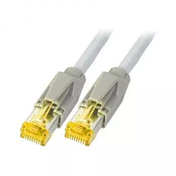 Cavo patch RJ45 EFB-Elektronik Cat.6A S/FTP LSZH Draka UC900 TM31 grigio 3m Produttore: EFB Elektronik (K8560GR.3)