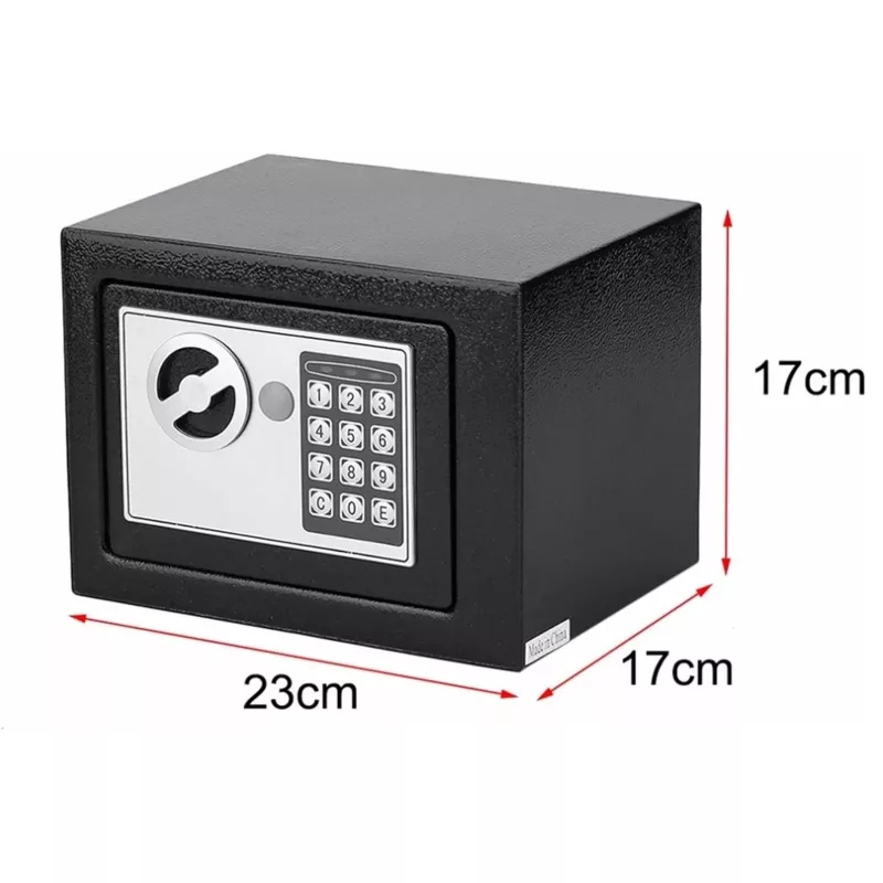 Cassaforte elettronica Extralink Home S-406 con codice digitale e chiavi