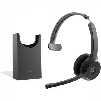 Headset 721 Wireless SINGLE+STAND Carbon nero Usba B