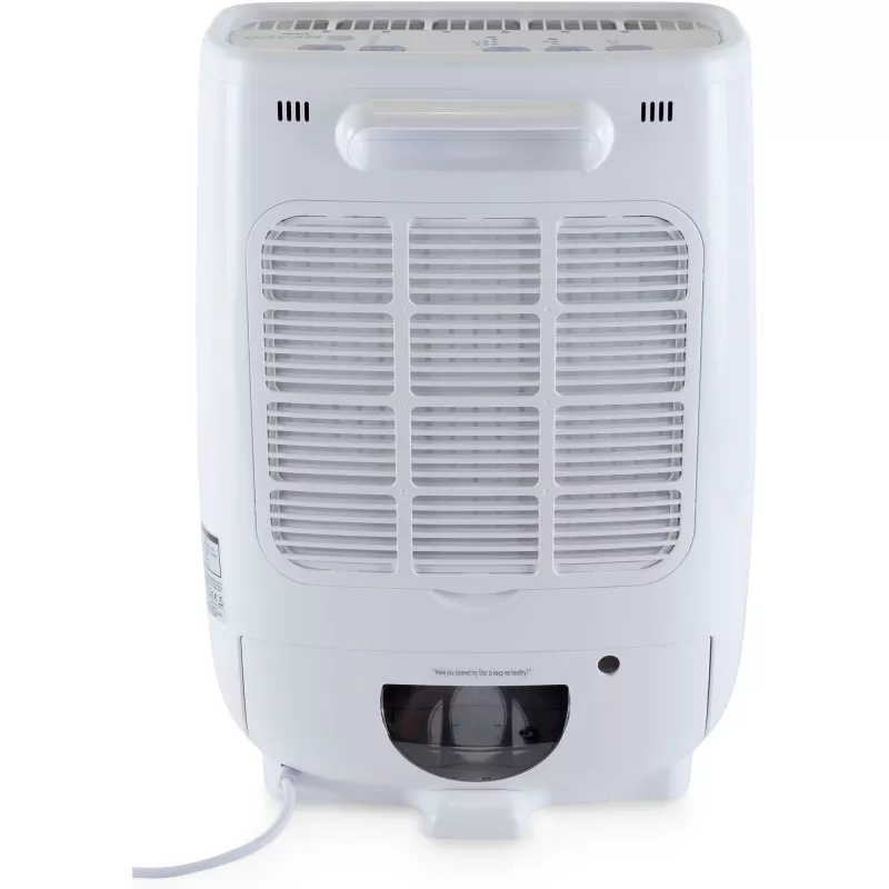 Deumidificatore Meaco DD8L bianco a pavimento – scarico continuo, design a essiccante a risparmio energetico