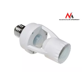 Portalampada con sensore di movimento PIR MACLEAN MCE24, modello 35100