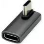 ROLINE adattatore USB4 40G Type-C maschio/femmina 90° avvolto alluminio (12.03.2933)